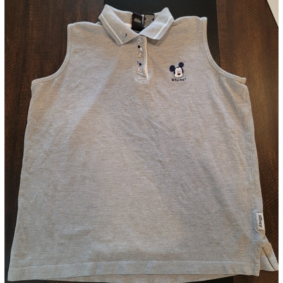 Women's Vintage Disney Mickey Mouse Unlimited Who Me? Tank Top Shirt sz 14/16W - Picture 2 of 10